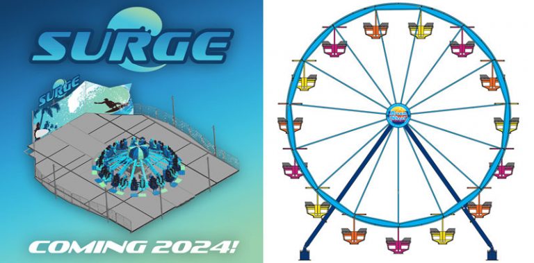 Santa Cruz Beach Boardwalk Announces 2 New Rides For 2024 Santa Cruz   2rides New 2 768x379 